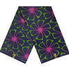 Pink & Green Floral Pattern African Wax Cotton Fabric