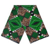 Emerald Matrix African Wax Cotton Fabric