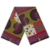 Authentic African Cotton Wax Fabric - 6 Yards